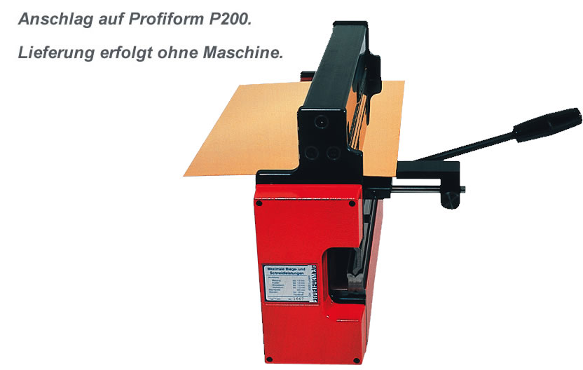 Profiform Anschlag einseitig